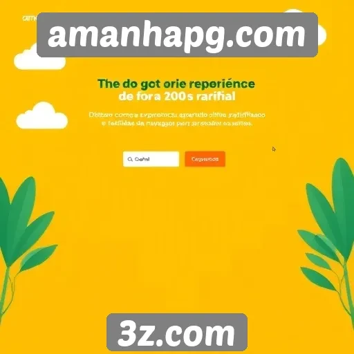 experiência de usuário otimizada no amanhapg.com